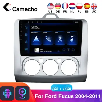  Camecho 2Din Android 9.1 Radio Auto Pentru Ford Fucas Exi MT 2004-2011 GPS 9