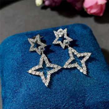  CAOSHI Superba Stele Cercei pentru Femei Strălucitor AAA CZ Accesorii la Modă Moderne de Partid Femei Bijuterii Handmade Cadou Elegant
