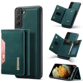  Caz Pentru Samsung Galaxy S21 FE Piele Flip Lux Magnetic din Piele Portofel Caz de Telefon Pentru Slot pentru Card de Suport Acoperire Completă