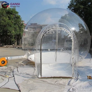  Comerciale clar rezistent la apa cu bule de cort ,aer balon gonflabil transparent cort pentru plaja belve