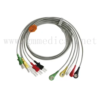  Compatibil cu Spacelab Medicale Tru-Link Leadwire seturi , 5-Plumb , Snap/Grabber , IEC/AHA, 24v & 2PIN .