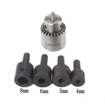  Conector+ Drill Chuck Gama de Prindere 0.4-4.5 mm se Potrivesc Cu Arborele Motorului O/D 5/6/8/10/11/12mm Bielei CNC