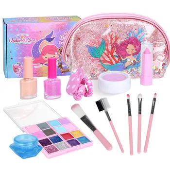  Cosmetice Set Jucarii pentru Fete Make-up Princess Jucării Casă de Joacă lac de Unghii Ruj Fată Machiaj Set Cutie Pretinde a Juca Jucărie
