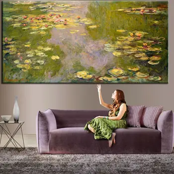  Crin de Apă picturi Murale 3D Tapet Personalizat Claude Monet fotografie tapet Cameră decor Dormitor Living Magazin cameră