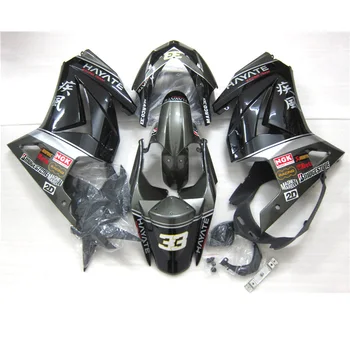  De Vânzare la cald Injecție Motocicleta Kawasaki Ninja 250R carenaj kit 2008-2014 argintiu negru carenaj set 250r 08 09 11 12-14 ZM55