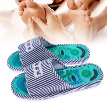  De Îngrijire A Sănătății Acupunctura, Shiatsu Magnet Masaj La Picioare Papuci De Sănătate Pantofi Reflexoterapie Magnetic Sandale Picioare Masaj Pantofi