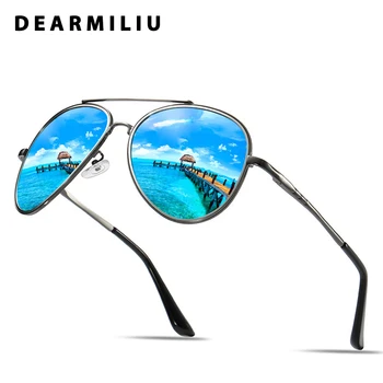 DEARMILIU Retro ochelari de Soare Polarizat Bărbați/Femei de Conducere Accesorii Ochelari Pilot Ochelari de Soare UV400 Ochelari de cal Gafas De Sol Pentru Bărbați