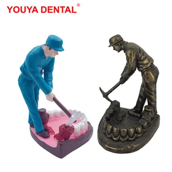  Dentist Cadou Clinica Stomatologica Desktop Office Sculptura Artcraft Lucrează Din Greu Figurine Ornament Decor Stomatologie Consumabile Cadouri