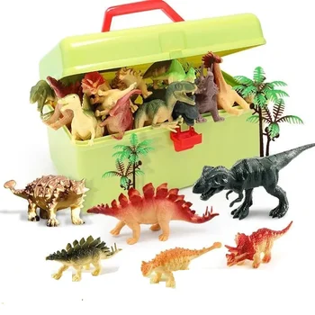  Dinozaur Tyrannosaurus Rex Model de Costum de Plastic de Mari dimensiuni Simulare Animal Mic Dinozaur Băiat Jucărie pentru Copii