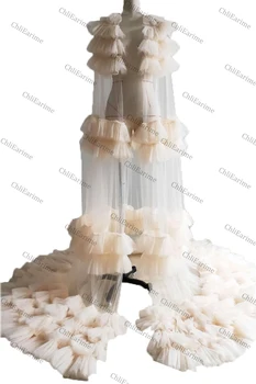  Doamnelor ciufulit zână sifon tul de lux lumina rochie rochie