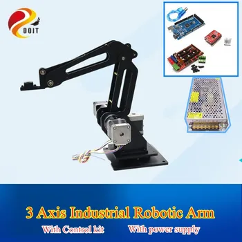 DOIT 3dof Industriale Braț Robotic 3 Axe de Robot Manipulator cu sursa de Alimentare și Comandă Kit-ul pentru Scris Gravura, Imprimare 3D