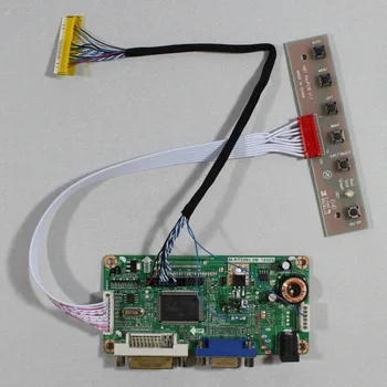  DVI VGA lcd de pe placa de control RT2281 munca de 12.1 inch HSD121PHW1 1366x768 lcd