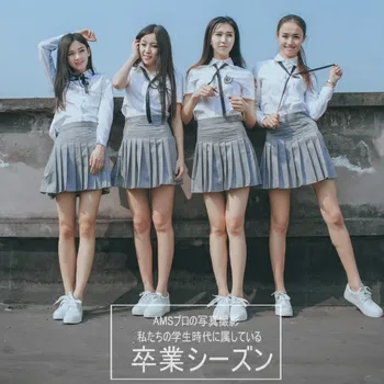  Elevii de liceu uniforma JK elev purta de sex feminin liceu uniforma de serviciu clasa JK uniformă costum de absolvire costum de marinar