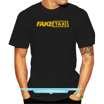  Fake Taxi tricou de Înaltă Calitate Mens T-shirt din bumbac 100% Negru FakeTaxi tricou