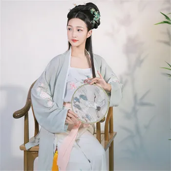  Femeile Chineze Costum Tradițional Emboridery De Sex Feminin Hanfu Haine De Printesa De Dans Popular Festival Tinuta Topuri Pantaloni