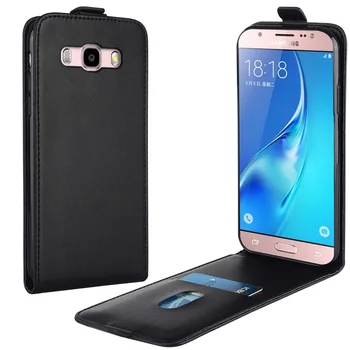  Flip de Lux din Piele de Caz pentru Samsung Galaxy J7 2016 J710 J710F SM-J710F SM-J710 SM-J7108 Cazul în care Telefonul pentru Galaxy j7 2016 Acoperi