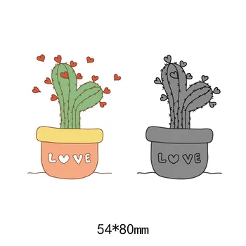  Flori de cactus Frunze de Oțel din metal Ștanțare Ambarcațiuni DIY hârtie Stencil carduri Pentru Tăiere de Metal Moare Scrapbooking taie mor Mașină