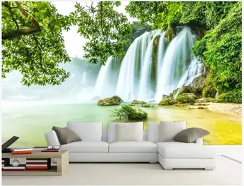  Fotografie 3d tapet personalizat murală Pădure verde cascada fundal peisaj home decor living tapet pentru pereți 3 d