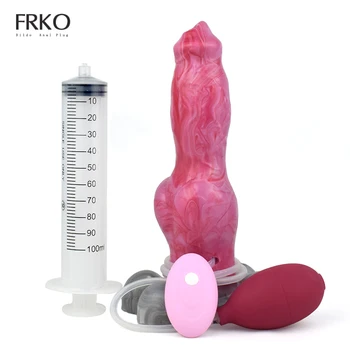  FRKO Stropeste Cal Vibrator Mare Nod de Animale Penis Cu Motor Puternic de la Distanță Încărcător Adult Jucarii Sexuale Pentru Femei Silicon Anal Plug