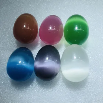  Frumusete naturala de cristal de cuarț, opal decorare ouă de vindecare