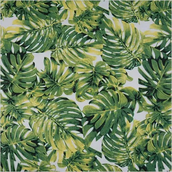  Frunze verzi imprimate panza tesatura pentru fete de masa decorative cortina pânză rucsac DIY cusut de material prin curte