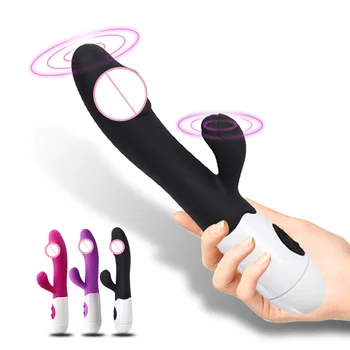  G Spot Vibrator pentru femei Dual Vibration Silicon rezistent la apa jucării Erotice Sex shop Masturbari Superior medical Sex Prod