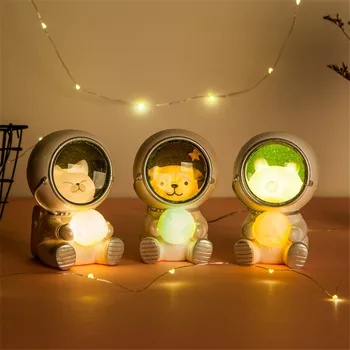  Galaxy Guardian a CONDUS Lumina de Noapte Pepinieră Luna Lămpi Astronaut Masă Lumini Decorative pentru Copii Jucarii Cadou de Ziua Picătură de Transport maritim