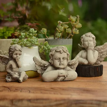  Gradinarit Decorare decor acasă figura Tehnologia Pentru a Face Stilul Vechi de Personaje Antice Mini Înger statuetă cadou
