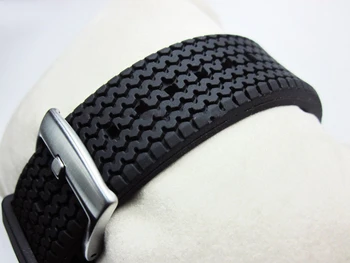  Gros Watchbands 21mm/22mm înaltă calitate, Bratara din cauciuc curea de Ceas rezistent la apa Curea gel de Siliciu Curele Curea Cauciuc model Watchban