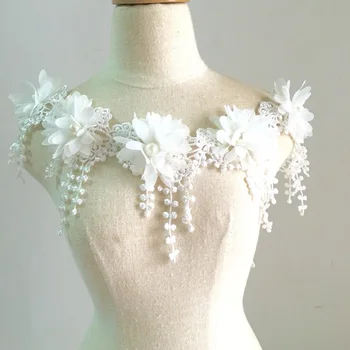  Hydrotropic estetice ștrasuri din mărgele flori de panglici de moț panglici rochie dintr-o bucata panglici accesorii decor laciness