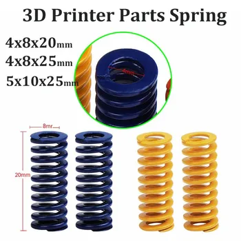  Imprimanta 3D Părți Primăvară Nivelare Primăvară Pentru Încălzit Patul Platforma de Sticla Nivelare Extruder ID4/5mm OD8/10mm High20/25mm Albastru Galben