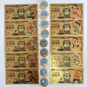  Japoneze Anime-R-a-E-M-Pe Placat cu Aur de Bancnote de Colectie Monede Comemorative Suvenir Original Cadou pentru Fanii din Copilărie