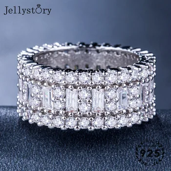  Jellystory Femei de Lux Bijuterii Inel Argint 925 Clasic Design Simplu pentru Decor Nunta Bijuterii en-Gros 2020
