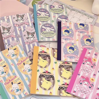  Kawaii Melodia Mea Kuromi Notebook Anime Sanrioed Pochacco Cinnamoroll Pompompurin Notepad Jurnal De Carte, Papetărie, Rechizite De Birou