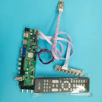 Kit Pentru LP156WH3-TLAB/LP156WH3-TLSA controler de Semnal bord TV LVDS USB AV DVB-T de la distanță VGA LED HDMI digital 1366X768 40pin WLED