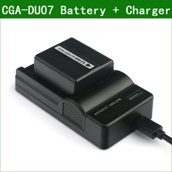  LANFULANG Înlocuire CGA-DU07 Baterie și Micro USB Încărcător de Baterie pentru Panasonic NV-GS258 NV-GS280 NV-GS35 PV-GS400 PV-GS500