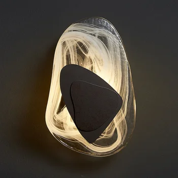  led-uri moderne de sticlă de culoare led-uri lampă de noptieră candeeiro de mesa lampada da tavolo pat dormitor lampa