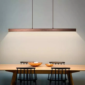 LED-uri moderne Sufragerie candelabru de Iluminat restaurant Nordic timp agățat lumini de birou corpuri de Bara de Aluminiu iluminare lampi