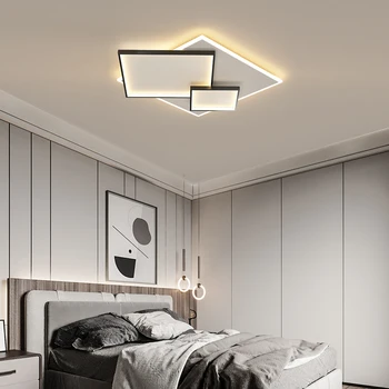  MDWELL Minimalism dus Candelabru de Iluminat pentru living dormitor camera de studiu Aur/Negru/Alb DIY Plafon candelabru de iluminat
