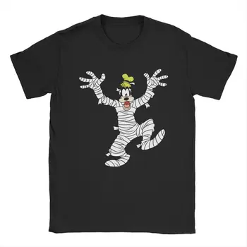  Men ' s T-Shirt Disney de Halloween Mami Goofy Noutate din Bumbac Tricou Tricou Maneca Scurta O de Gât Haine 4XL 5XL 6XL