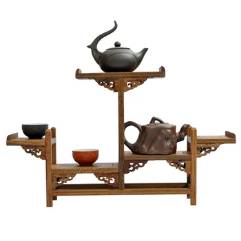  Ming și Qing mobilier din mahon aripi de epocă din lemn curio raft aeronave Raft Ceainic cadru ornamente fabrica direct