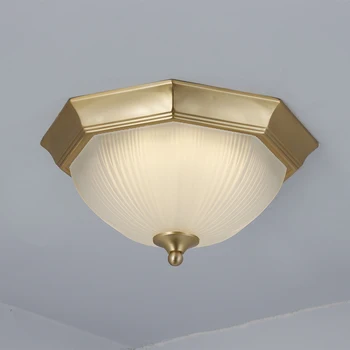  Moderne LED Lampă de Plafon Estompat Lumini Plafon pentru Camera de zi Dormitor Cupru Decorative de Plafon cu LED-uri Lămpi de Iluminat Interior