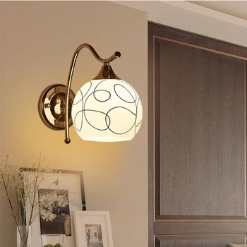  Modernă cu LED-uri Lampă de Perete de Arta de Imprimare Abajur de Iluminat cu LED Home Decor de Perete pentru Dormitor(fără Bec)
