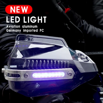  Motocicleta mana shield protecția mâinilor parbriz cu LED-uri de lumină de motociclete accesorii pentru Suzuki Djebel Dr250 Dr650 Drz400