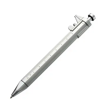  Multifuncțional Gel Ink Pen Șubler cu Vernier Roller Ball Pen Papetărie Bilă Ball-Point 0.5 mm Picătură de transport maritim Multifuncțional