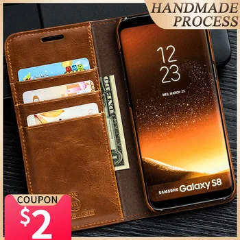  Musubo Caz de Lux Pentru Galaxy S20 Plus Flip Cover Pentru Samsung S20 Ultra Card din Piele Carcasa Portofel Funda S10E S9 Plus Pentru iPhone