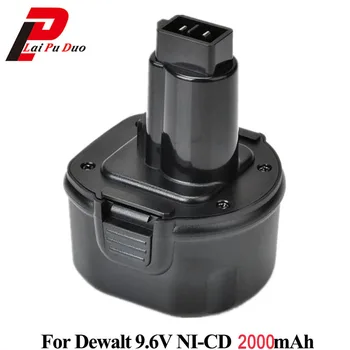  NI-CD Instrument de Putere Înlocuire Baterie 9.6 V 2.0 Ah Pentru Dewalt Burghiu:DW9061,DC855KA,DW9062,DC750KA ,DW050K,DW955K,DW902, DW926K-2