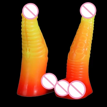  Noi de Animale Realiste Penis Artificial Penis Sextoy G-spot Vagin Masaj Imens Anal Dildo Pentru Femei Masturbare Bunuri Pentru Adulți