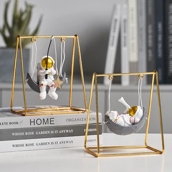  Nordic Miniatură Astronaut Figurine Leagăn Decor Acasă Raft Accesorii Decor Desktop Decor, Accesorii Decor, Ornament