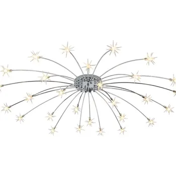  Nordic Rotund Cerul Înstelat LED Cristal de Sticlă, Lumini Plafon 21/28 Capete Stele Lămpi de Tavan Dormitor, sufragerie, Corpuri de iluminat